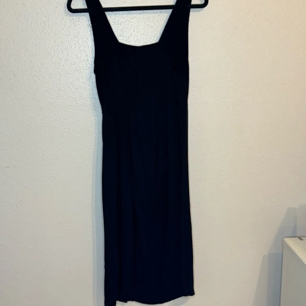 Wild Fable Black Button-Up Midi Dress – Size M - Picture 5 of 6